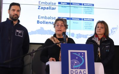 Ministra de Obras Públicas realiza balance hídrico y destaca las líneas de acción para enfrentar un escenario de sequía prolongada