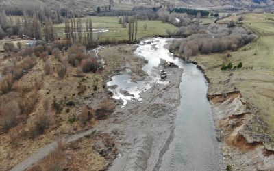 DGA Aysén cursa 6 multas por extracción no autorizada de áridos y modificación de cauce en el transcurso de este año