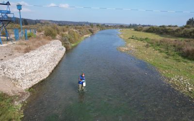 DGA del MOP monitorea calidad de aguas superficiales de la cuenca del río Aconcagua