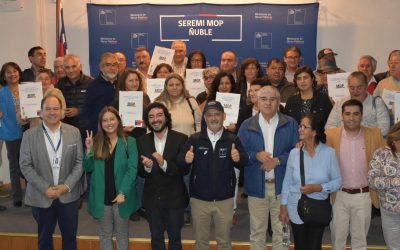 DGA Ñuble entrega derechos de agua a 22 Comités y Cooperativas de Agua Potable Rural