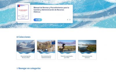Sitio web de la DGA cuenta con una completa biblioteca digital